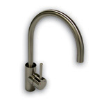 Courbe Curved Spout COU/02/BS - Brushed Steel