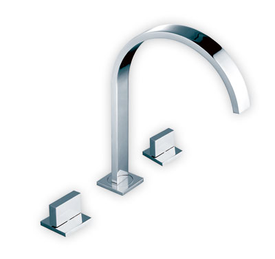 Treforo - 3 Hole Curved Spout